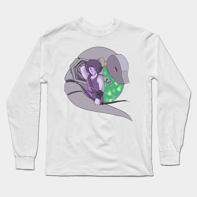 grim and connie Long Sleeve T-Shirt by inkpocket